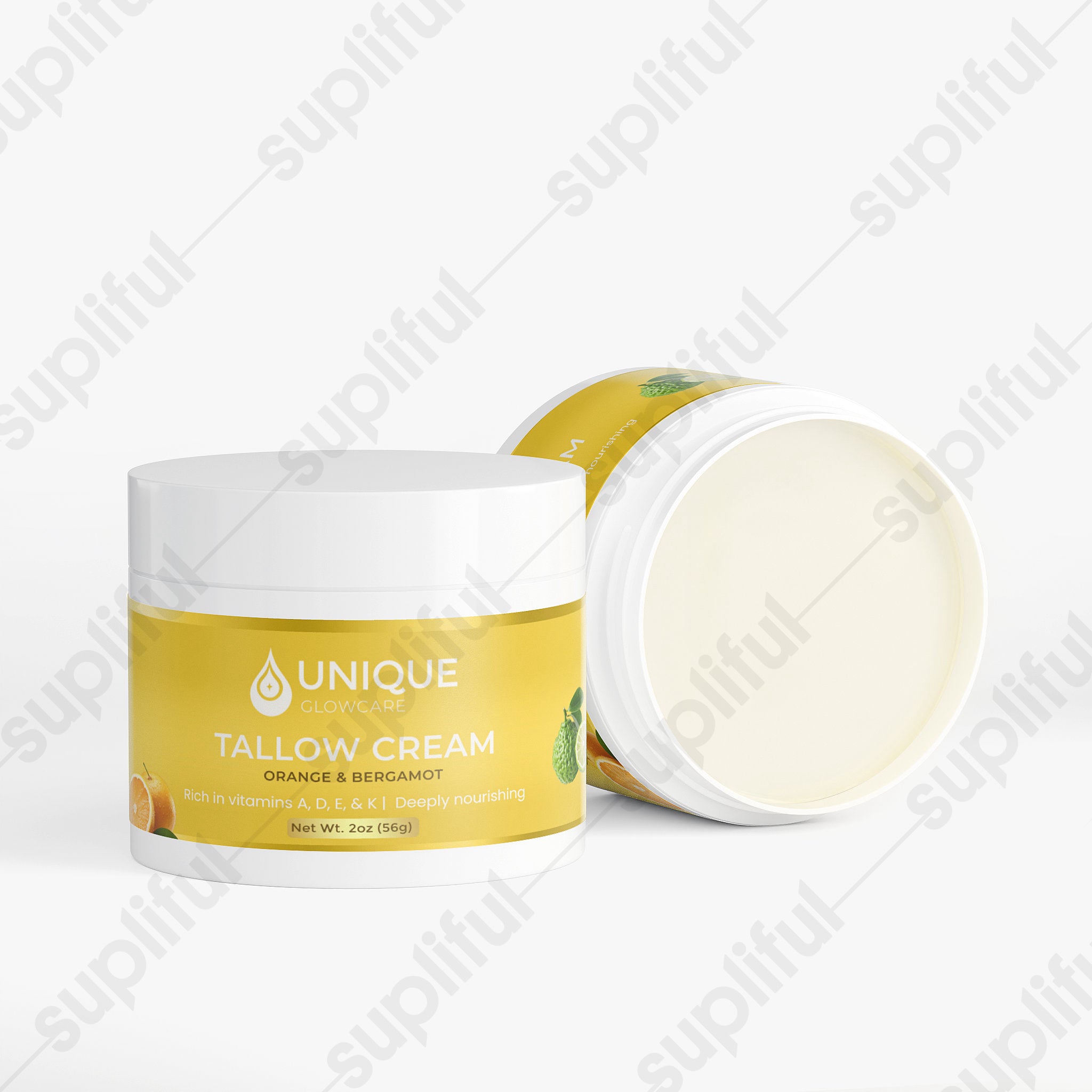 Tallow Cream Orange & Bergamot