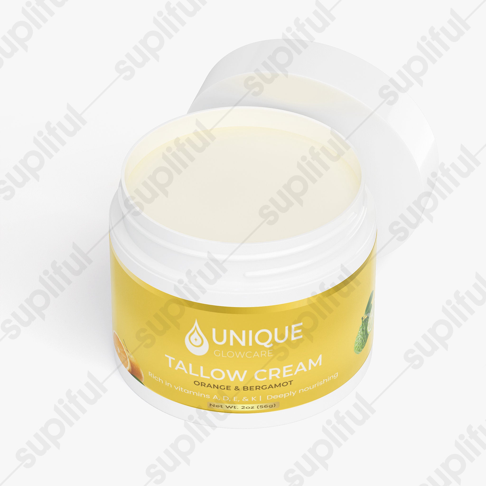 Tallow Cream Orange & Bergamot